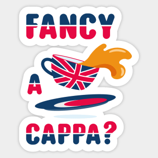 Fancy a cappa? Sticker